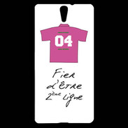 Coque Sony Xperia C5 Deuxième ligne G Bonus offensif Blanc