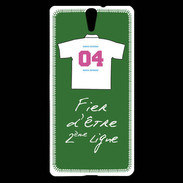 Coque Sony Xperia C5 Deuxième ligne G Bonus offensif Vert