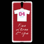 Coque Sony Xperia C5 Deuxième ligne G Bonus offensif Rouge