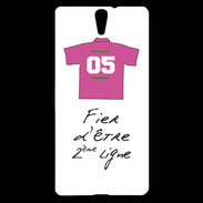 Coque Sony Xperia C5 Deuxième ligne D Bonus offensif Blanc