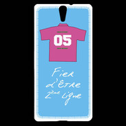 Coque Sony Xperia C5 Deuxième ligne D Bonus offensif Bleu
