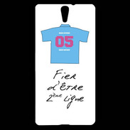 Coque Sony Xperia C5 Deuxième ligne D Bonus offensif Blanc 2