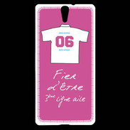 Coque Sony Xperia C5 Troisième ligne G Bonus offensif-défensif Rose