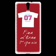 Coque Sony Xperia C5 Troisième ligne D Bonus offensif-défensif Rouge