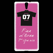 Coque Sony Xperia C5 Troisième ligne D Bonus offensif-défensif Rose 2