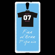 Coque Sony Xperia C5 Troisième ligne D Bonus offensif-défensif Bleu 2