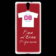 Coque Sony Xperia C5 Troisième ligne centre Bonus offensif-défensif Rouge
