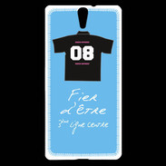 Coque Sony Xperia C5 Troisième ligne centre Bonus offensif-défensif Bleu 2