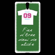 Coque Sony Xperia C5 Demi de mêlée Bonus offensif-défensif Vert