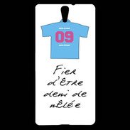 Coque Sony Xperia C5 Demi de mêlée Bonus offensif-défensif Blanc 2