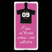 Coque Sony Xperia C5 Demi de mêlée Bonus offensif-défensif Rose 2