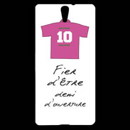Coque Sony Xperia C5 Demi d'ouverture Bonus offensif-défensif Blanc