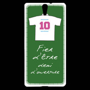 Coque Sony Xperia C5 Demi d'ouverture Bonus offensif-défensif Vert