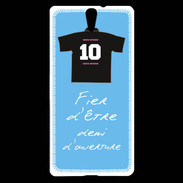 Coque Sony Xperia C5 Demi d'ouverture Bonus offensif-défensif Bleu 2