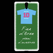 Coque Sony Xperia C5 Demi d'ouverture Bonus offensif-défensif Vert 2