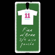 Coque Sony Xperia C5 3/4 aile gauche Bonus offensif-défensif Vert