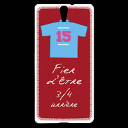 Coque Sony Xperia C5 3/4 arrière Bonus offensif-défensif Rouge 2