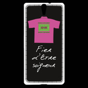 Coque Sony Xperia C5 Soigneur Bonus offensif-défensif Noir