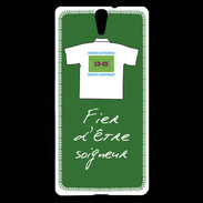 Coque Sony Xperia C5 Soigneur Bonus offensif-défensif Vert