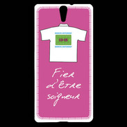 Coque Sony Xperia C5 Soigneur Bonus offensif-défensif Rose