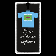 Coque Sony Xperia C5 Soigneur Bonus offensif-défensif Noir 2