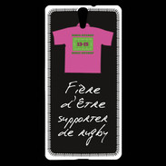 Coque Sony Xperia C5 Supporters Bonus offensif-défensif Noir