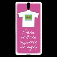 Coque Sony Xperia C5 Supporters Bonus offensif-défensif Rose