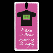 Coque Sony Xperia C5 Supporters Bonus offensif-défensif Rose 2