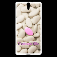 Coque Sony Xperia C5 Dragée C'est une fille PR