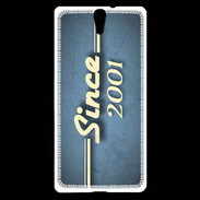 Coque Sony Xperia C5 Since 2001 Bleu