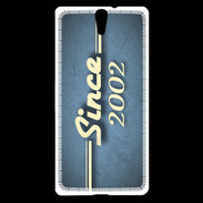 Coque Sony Xperia C5 Since 2002 Bleu