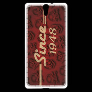 Coque Sony Xperia C5 Since crane rouge 1948