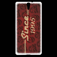 Coque Sony Xperia C5 Since crane rouge 1995