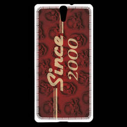 Coque Sony Xperia C5 Since crane rouge 2000