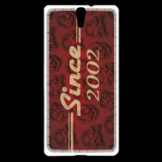Coque Sony Xperia C5 Since crane rouge 2002