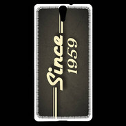 Coque Sony Xperia C5 Since 1959 gris