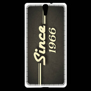 Coque Sony Xperia C5 Since 1966 gris