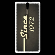 Coque Sony Xperia C5 Since 1972 gris