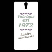 Coque Sony Xperia C5 Fabriqué en 1972 ZG
