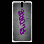 Coque Sony Xperia C5 Flore Tag