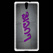 Coque Sony Xperia C5 Lucie Tag