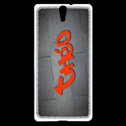 Coque Sony Xperia C5 Théo Tag