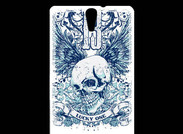 Coque Sony Xperia C5 Tête de mort Lucky One 13