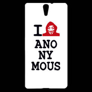 Coque Sony Xperia C5 I love anonymous
