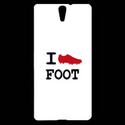Coque Sony Xperia C5 I love Foot 2
