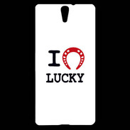 Coque Sony Xperia C5 I love Lucky