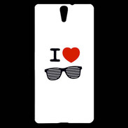 Coque Sony Xperia C5 I love Lunette Fun