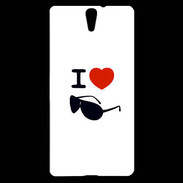 Coque Sony Xperia C5 I love Lunette Fun 2