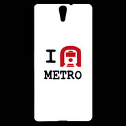 Coque Sony Xperia C5 I love Metro