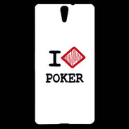 Coque Sony Xperia C5 I love Poker Diamond